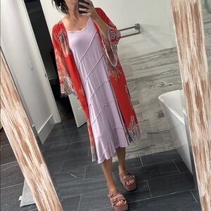 Lavender midi dress